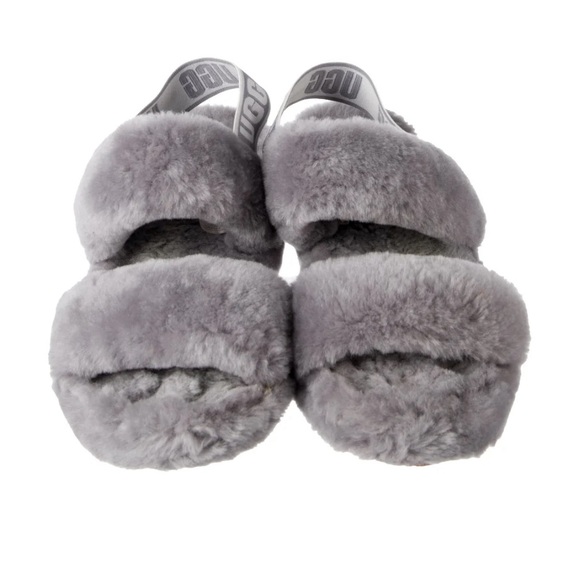 Kids gray Ugg slippers - Picture 2 of 4
